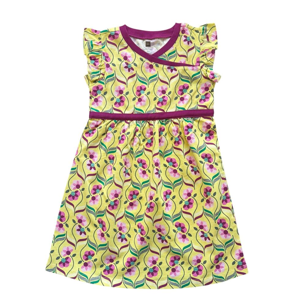 Tea Collection Morocco Floral Crossover Dress Size 5